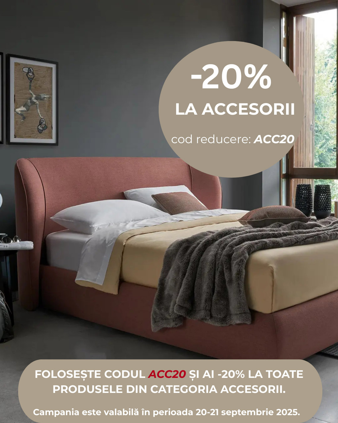 Promo -20% la accesorii cu ACC20