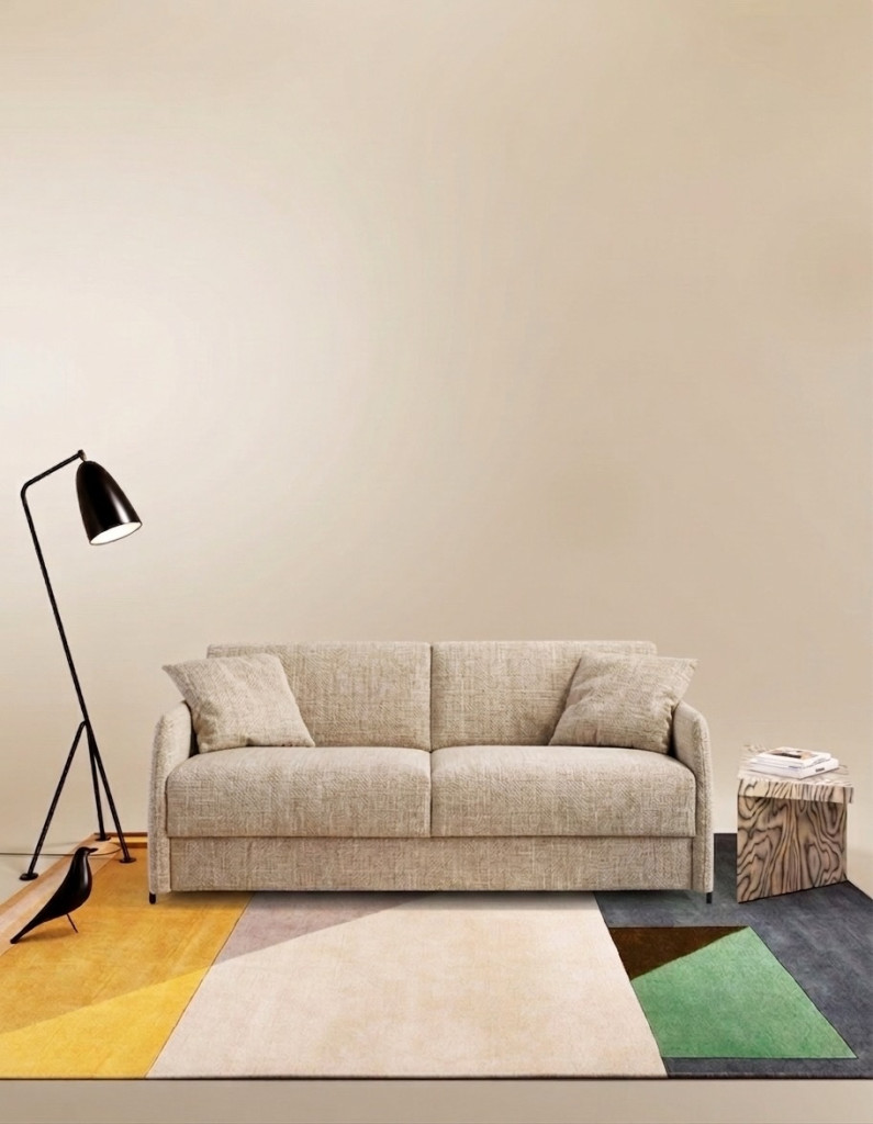 Canapea extensibilă Modern, 2 locuri în configurație de canapea